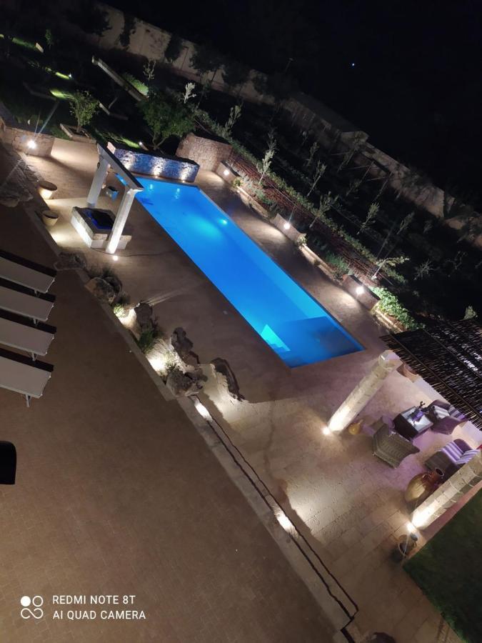 Villa La Cuccuvascia pool house Alessano Exterior foto