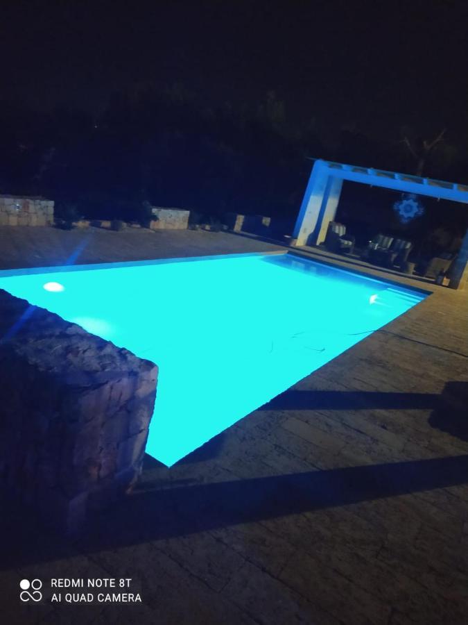 Villa La Cuccuvascia pool house Alessano Exterior foto