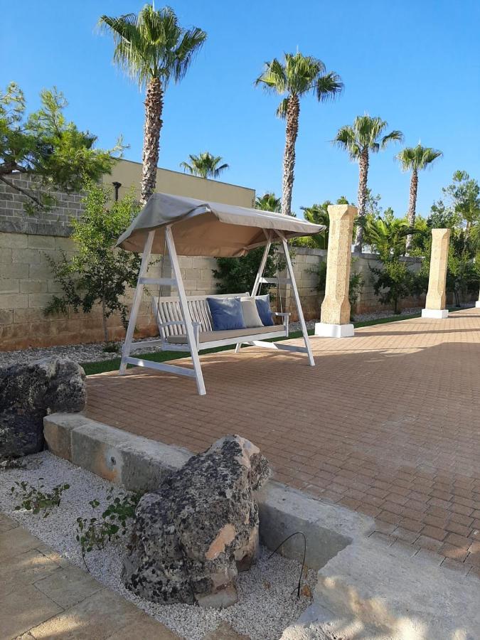 Villa La Cuccuvascia pool house Alessano Exterior foto